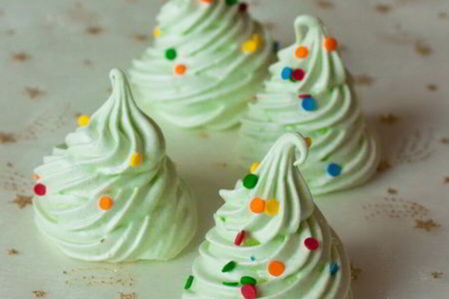 Рецепт безе елочки