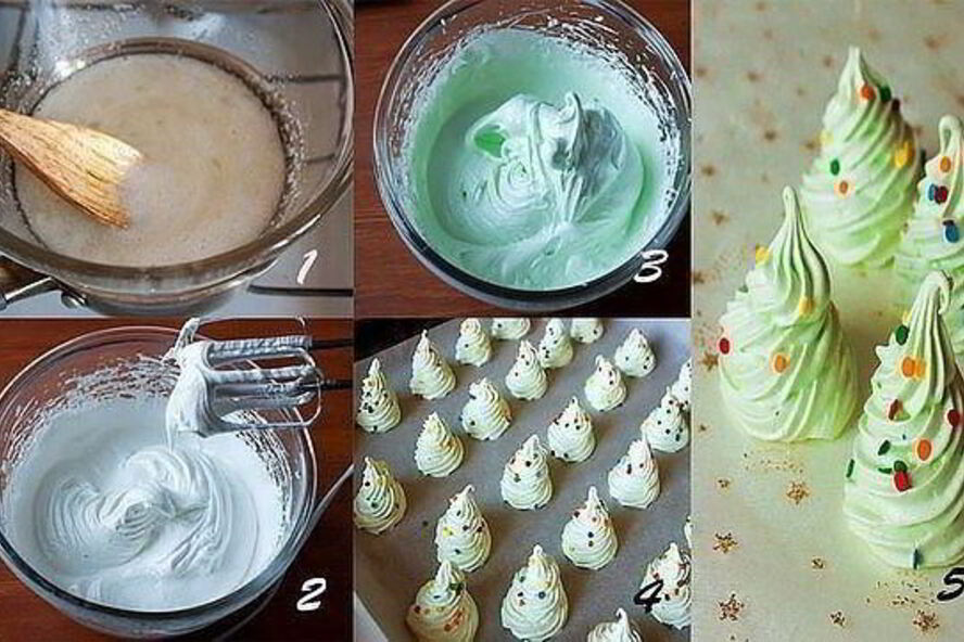 Рецепт безе новогоднего