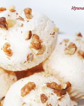 Безе с грецким орехом