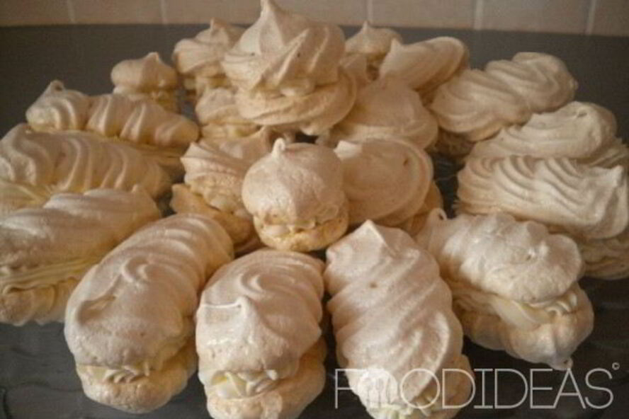 Рецепт безе с кремом