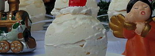 безе с вишней снежный шар. Шаг 8