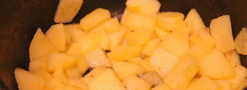 французские блинчики с яблоками и безе. Шаг 5