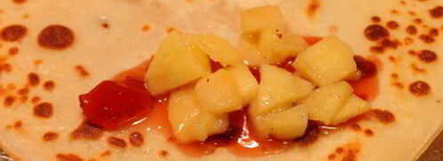 французские блинчики с яблоками и безе. Шаг 6