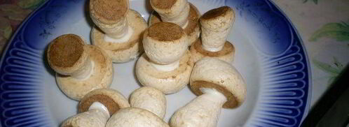 грибки из безе. Шаг 5