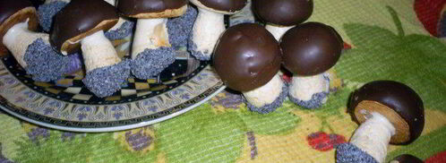 грибки из безе. Шаг 9