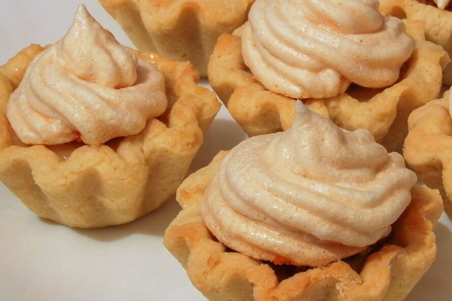 Рецепт корзиночек с безе