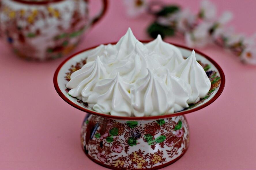 Рецепт крема мокрое безе для украшения