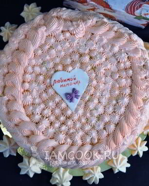 Торт-безе для любимой мамочки