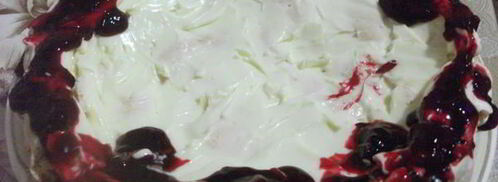 торт-безе рождественский венок. Шаг 12