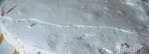 торт-безе с брусничным курдом. Шаг 5