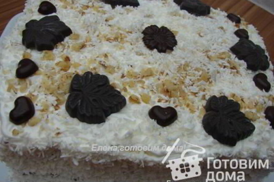 Рецепт торта-безе воздушного хруст без муки