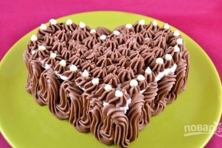 Рецепт тортика безе в шоколаде