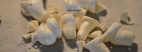 украшения из безе с шоколадом. Шаг 8