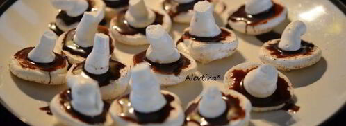 украшения из безе с шоколадом. Шаг 9