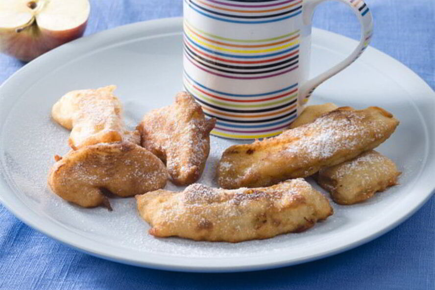 Рецепт фруктов в тесте