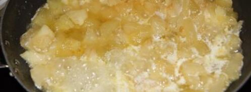 чизкейк с халвой и карамельными яблочками. Шаг 3