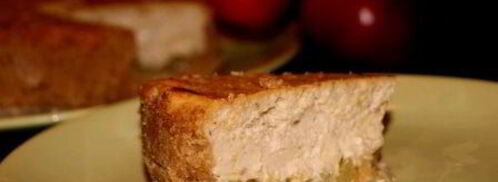 чизкейк с халвой и карамельными яблочками. Шаг 9