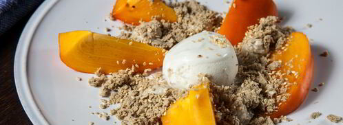 десерт хурма и халва. Шаг 8