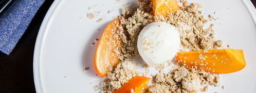 десерт хурма и халва. Шаг 9