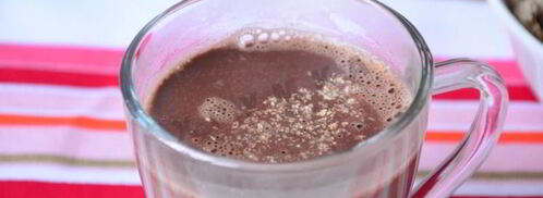 горячий шоколад с халвой. Шаг 7