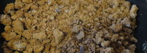 грушевые лодочки с пряником и халвой. Шаг 8