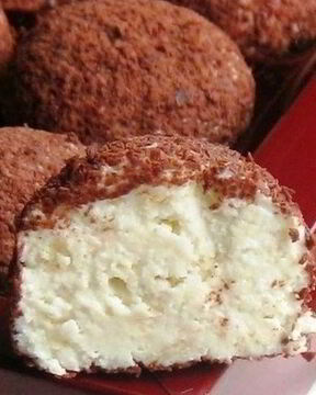 Конфеты из творога с орехами