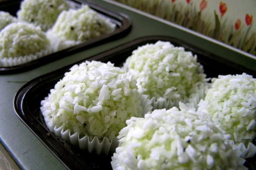 Рецепт конфет рафаэлло из киви