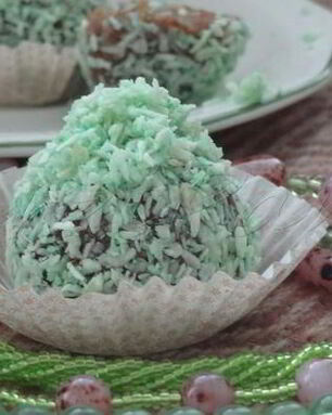 Конфеты ручной работы на меду с орехом пекан