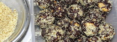 конфеты шоколадные с грецкими орехами и миндальным ликером. Шаг 9