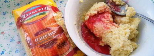 шоколадно-ореховые конфеты из пшена. Шаг 3