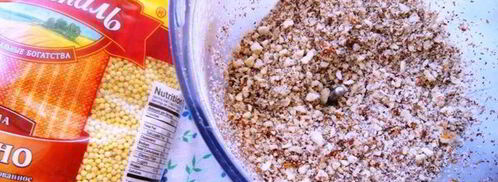 шоколадно-ореховые конфеты из пшена. Шаг 5