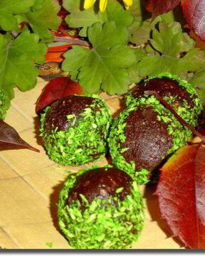 Шоколадные конфеты Каштаны за 20 минут