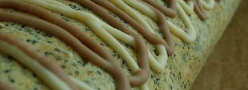 апельсиново-маковый рулет с кремом из маскарпоне. Шаг 13