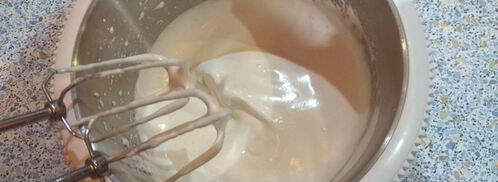 бисквит с творожно-сливочным кремом. Шаг 4