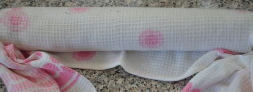 бисквитный рулет с лососевым кремом. Шаг 6