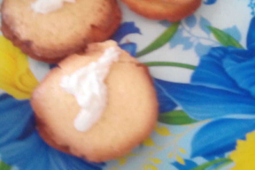 Рецепт бисквитных печений с кремом