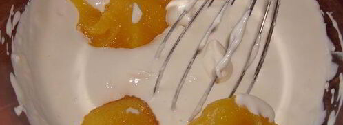 блинный тортик с медовым кремом. Шаг 3