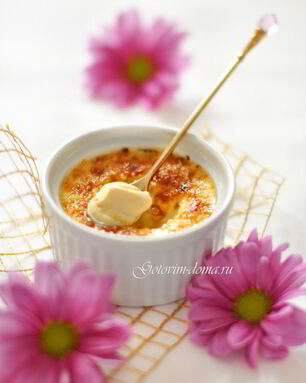 Десерт крем-брюле