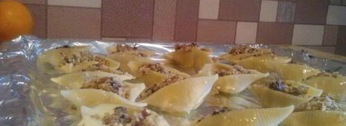 десертные ракушки с кремом. Шаг 3