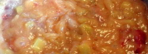 клубнично-ревеневое фламмери — десертный крем. Шаг 5