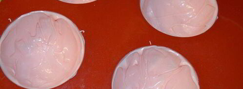 клубничные шоколадные шары с лимонным кремом. Шаг 8