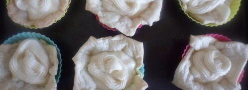 корзиночки слоеные с творожным кремом. Шаг 6