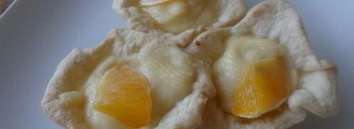 корзиночки слоеные с творожным кремом. Шаг 7