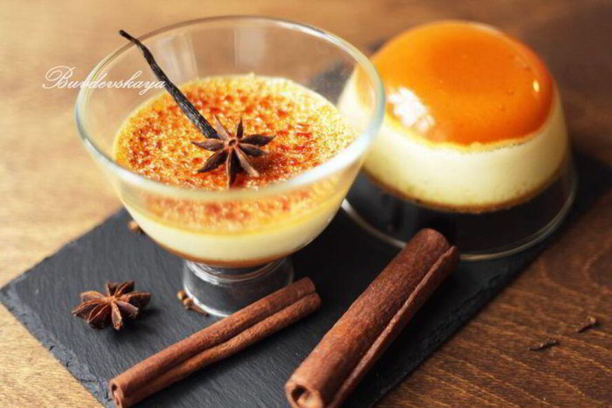 Рецепт крем-брюле с тыквой