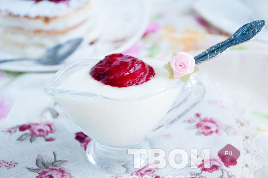 Рецепт крема йогуртового