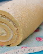 Рулет бисквитный с творожным кремом