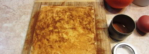 слоеные корзиночки с кремом и карамелью. Шаг 4