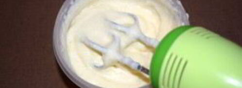 творожный крем для бисквитного торта. Шаг 5