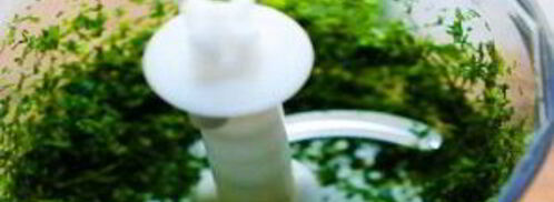 творожный крем с зеленью. Шаг 4