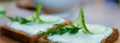 творожный крем с зеленью. Шаг 6